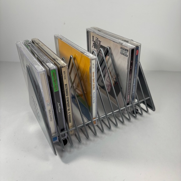 Metal CD Holder Rack - Picture 1 of 8